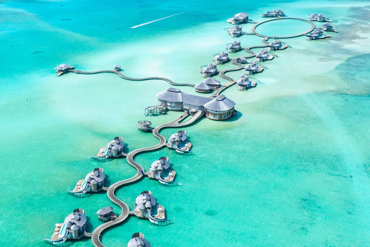 Maldives overwater villa